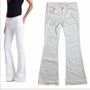 J Brand White Flare & Wide Leg Jeans